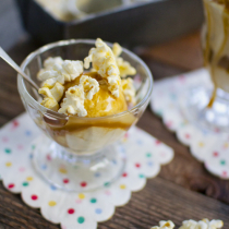 Popcorn Salted Caramel Ice Cream + 8 No Churn Ice Cream Ideas