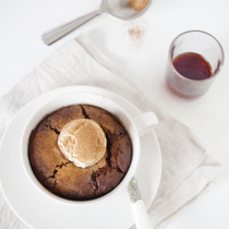 Chocolate and Muscat Puddings