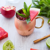 Thursday Tipples 15 / Watermelon & Pomegranate Moscow Mule