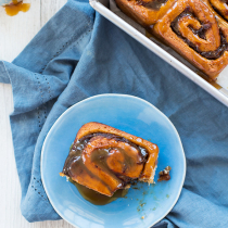 Sticky Date Rolls with Salted Caramel Sauce