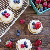 Berry Buttermilk Cupcakes with Cream Cheese Icing